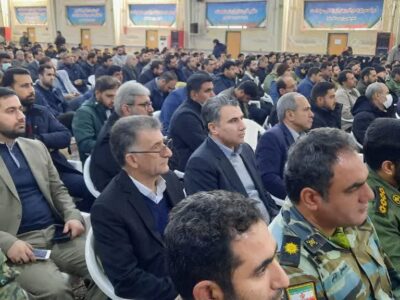 حضور دکتر سروش در مراسم سالگرد شهادت سردار سلیمانی