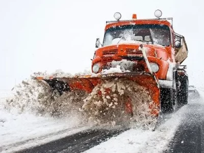 بارش برف و باران در برخی از محورهای استان کرمانشاه