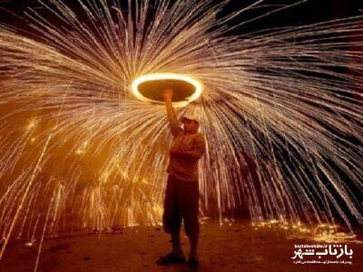 مصدومیت ۳۱ نفر بر اثر حوادث چهارشنبه آخر سال در کرمانشاه