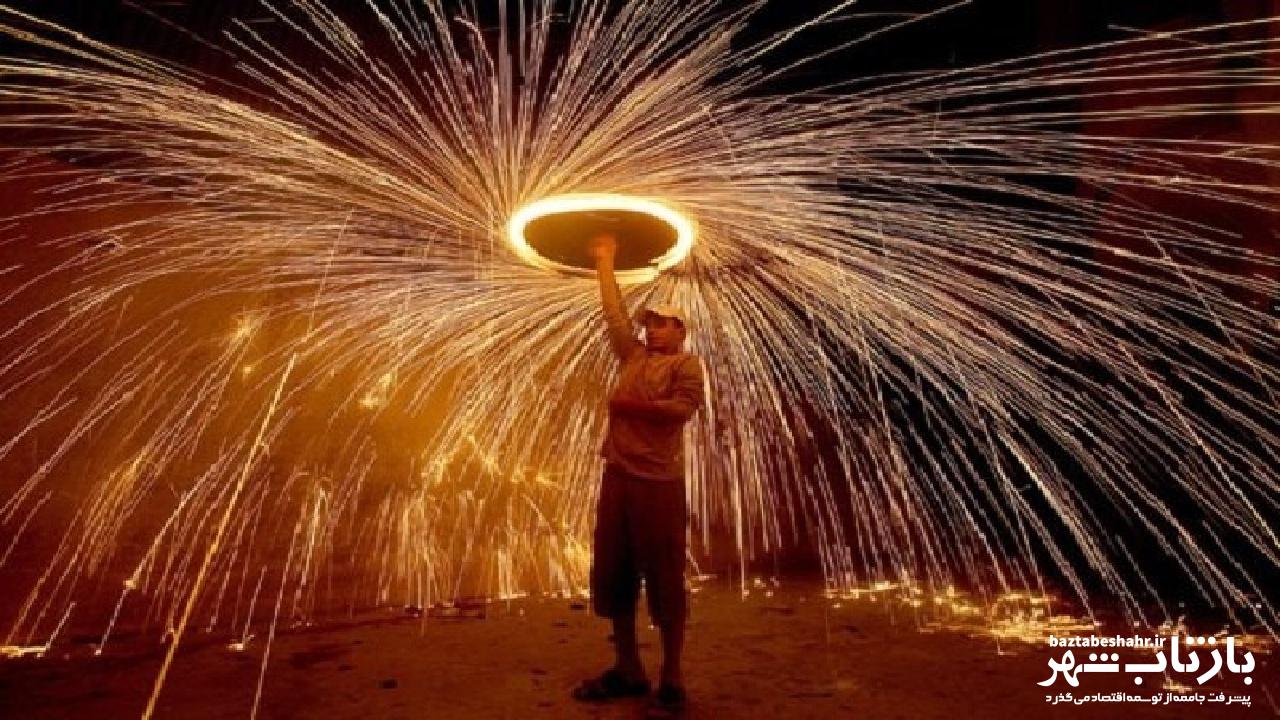 مصدومیت ۳۱ نفر بر اثر حوادث چهارشنبه آخر سال در کرمانشاه