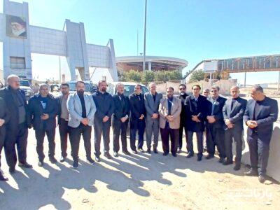 بازدید هیات روسای اتاقهای بازرگانی استانهای هممرز عراق با کرمانشاه از مراکز اقتصادی و درمانی کرمانشاه