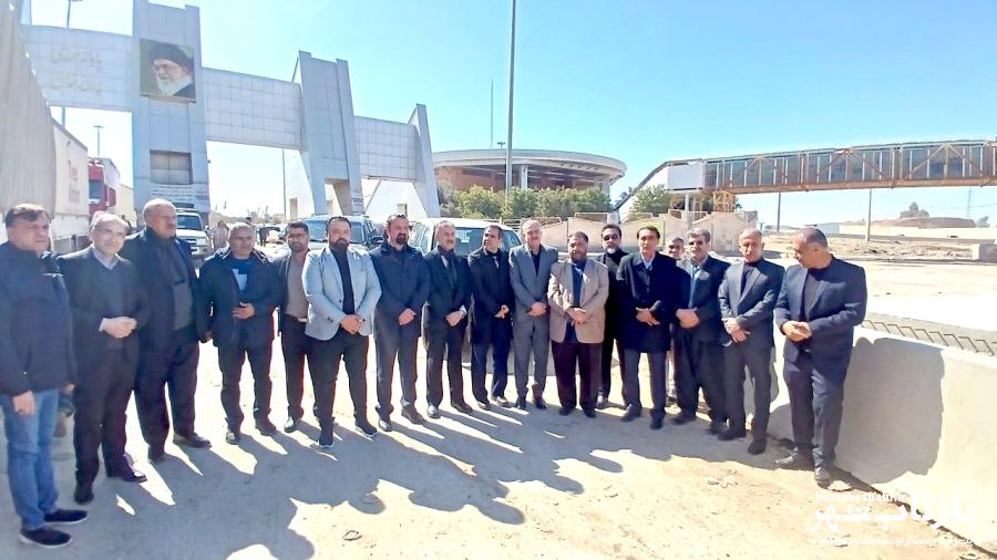 بازدید هیات روسای اتاقهای بازرگانی استانهای هممرز عراق با کرمانشاه از مراکز اقتصادی و درمانی کرمانشاه