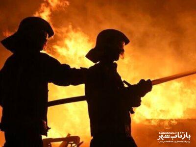 آتش‌سوزی ساختمان مسکونی در کرمانشاه