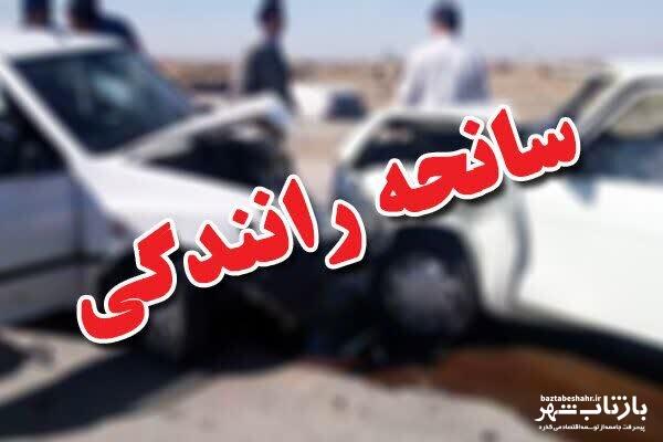 ۵ مصدوم در واژگونی تاکسی در محور ماهیدشت به بیستون